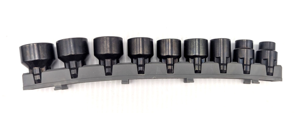 Crescent X6 Pass-Thru Socket Set SAE Max Axess 3/8" Drive 12-point Lot of 9